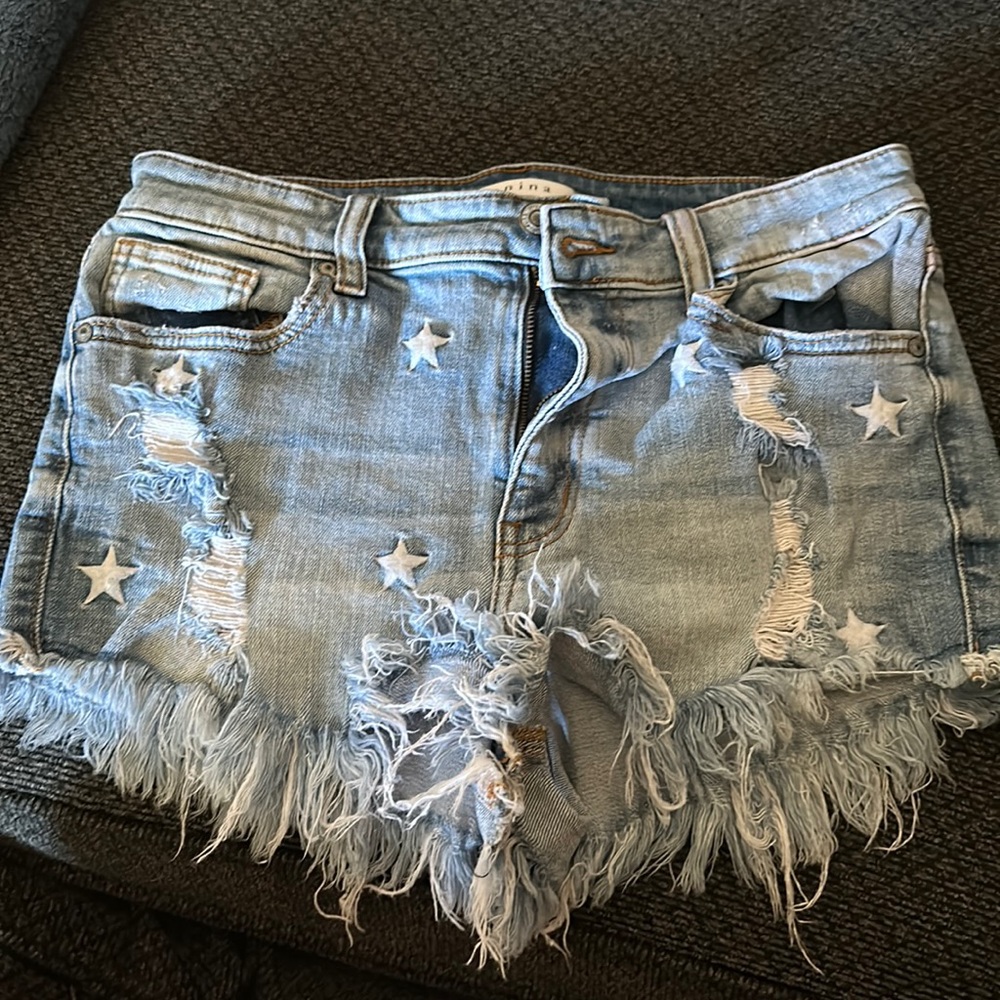 Star Spangled Jean Shorts
